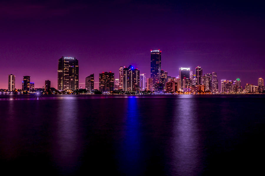 Purple Sky Miami Photograph by Scott Mullin - Fine Art America