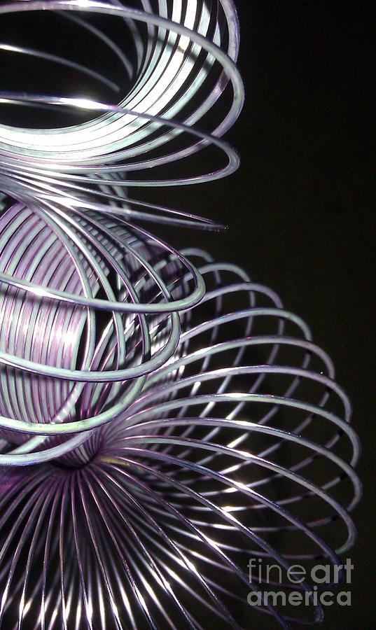 Purple Slinky Photograph by Paulina Roybal