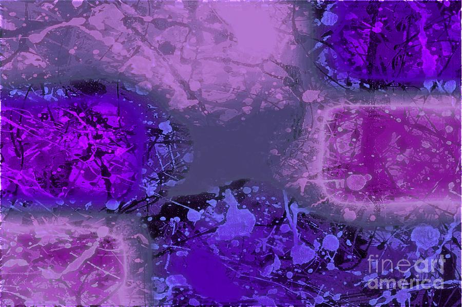 Purple Digital Art by Steven  Pipella