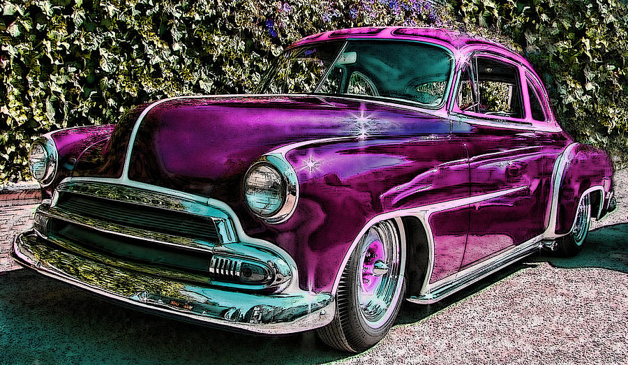 Purple Street Cruiser Photograph by Samuel Sheats