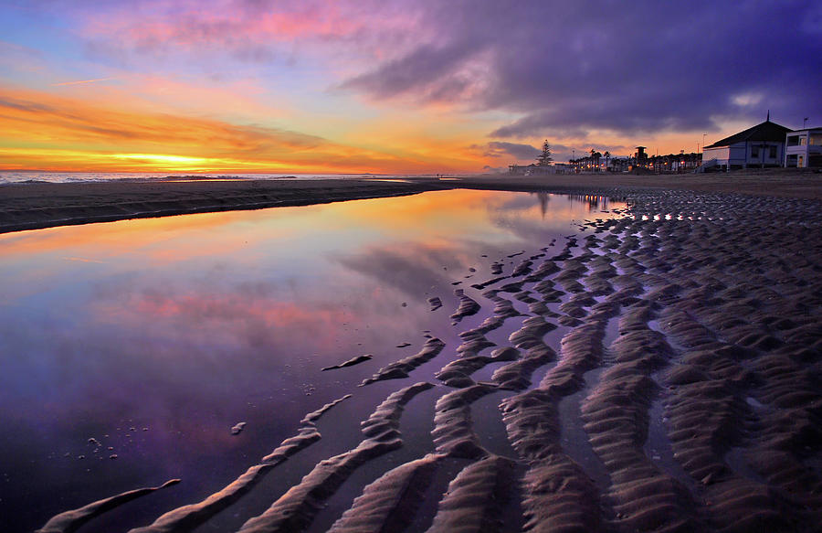 Purple Sunset Photograph by Juampiter