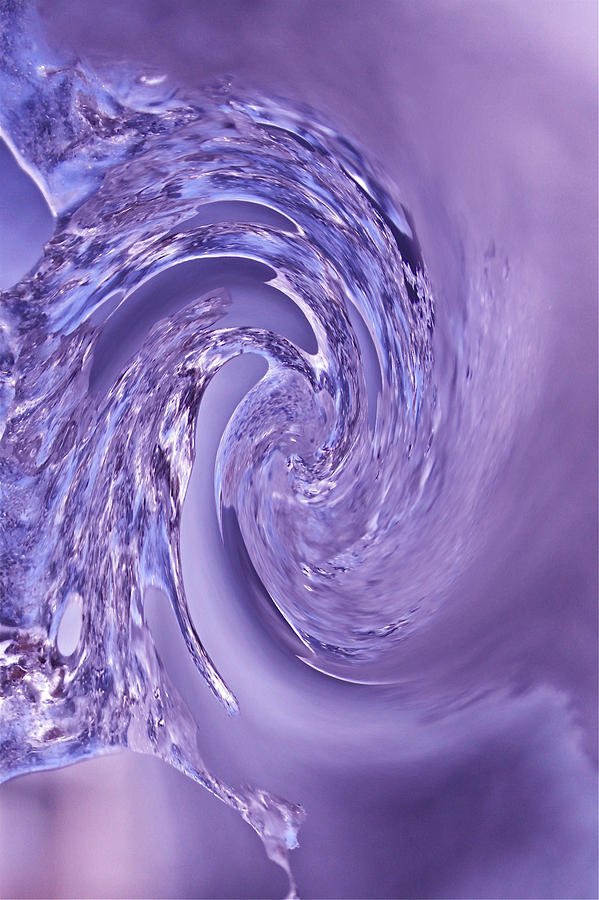 Purple Swirl Photograph by Kathleen Scanlan