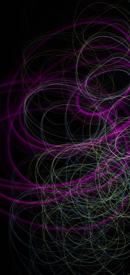 Purple Swirls Photograph by Cherie Duran
