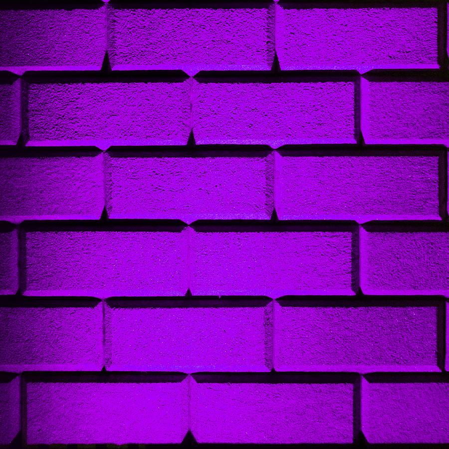 Purple Wall Photograph by Semmick Photo
