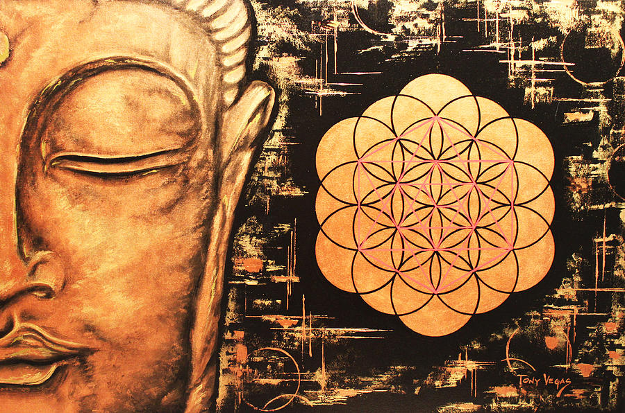 Buddha Painting - Pursuit of Eternity  by Tony Vegas