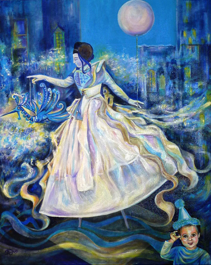 Pursuit of Happiness Painting by Anna  Duyunova