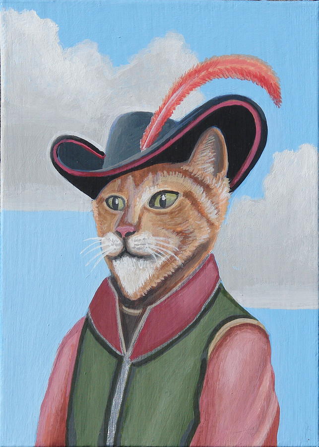Puss In Boots Painting by Stuart Swartz