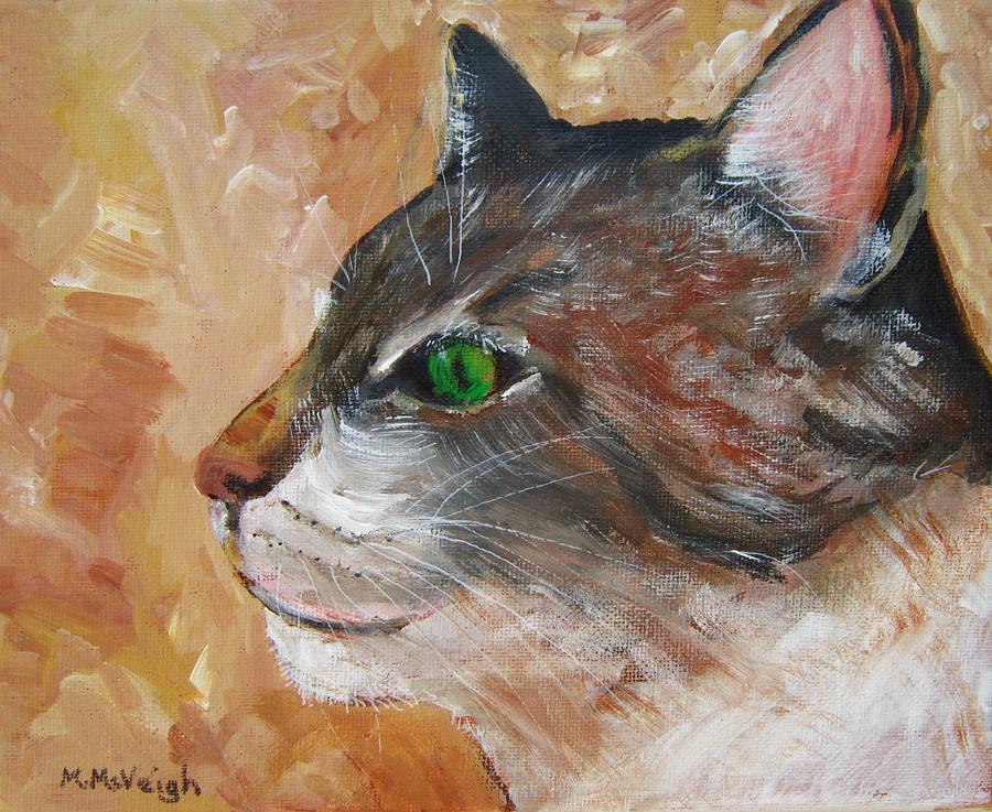 Nature Painting - Pussycat by Marita McVeigh