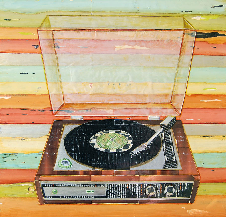 Vintage Mixed Media - Put a Needle On the Record by Danny Phillips