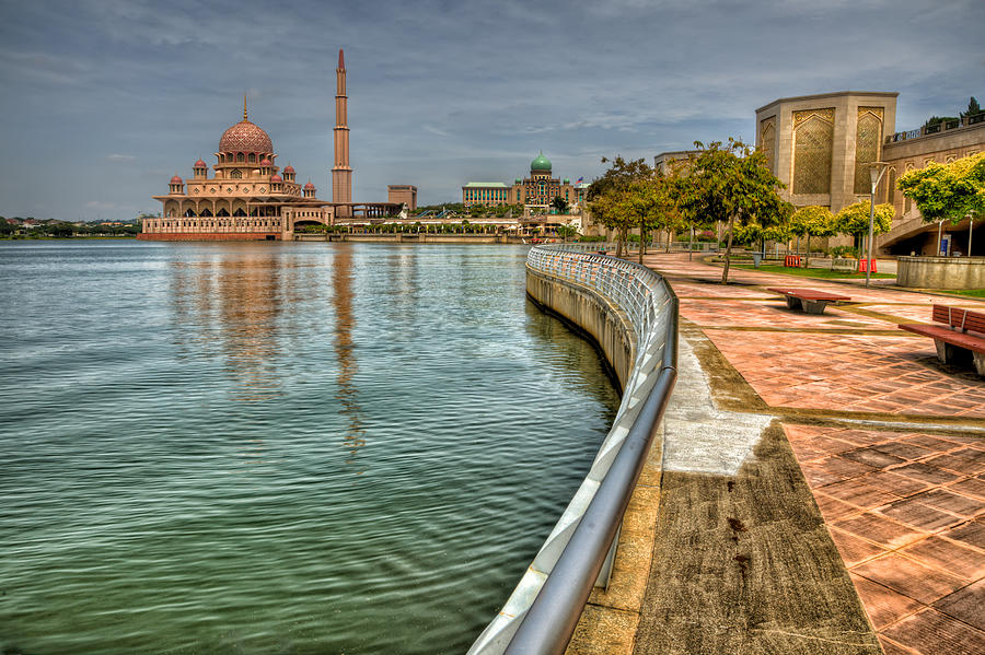Putra Mosque Malaysia #1 Photograph by Adrian Evans