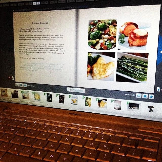Recipes Photograph - Putting The Finishing Touches On My by Lacie Vasquez