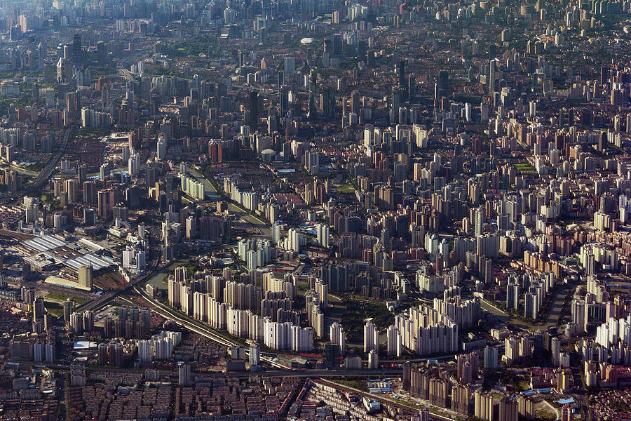 Putuo And Jingan Districts Of Shanghai Photograph by Photograph By Juha Loukola