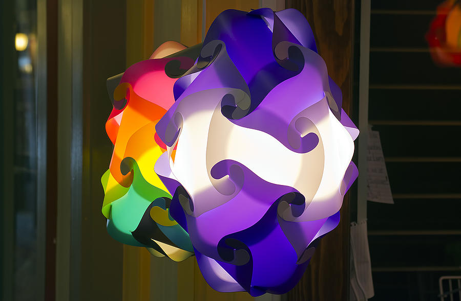 Puzzle Lamp Photograph by Kenneth Albin