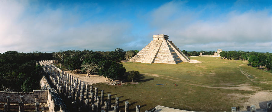 Mayan Photograph - Pyramid Chichen Itza Mexico by Panoramic Images