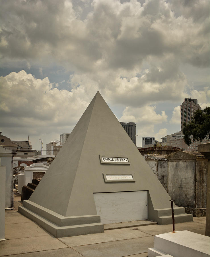 Pyramid of Saint Louis Cemetery Photograph by Greg and Chrystal Mimbs