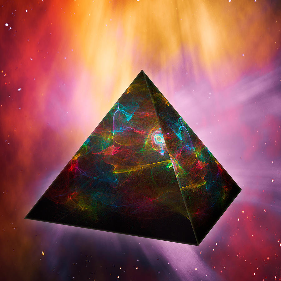 Pyramid of Souls Digital Art by Rick Wicker
