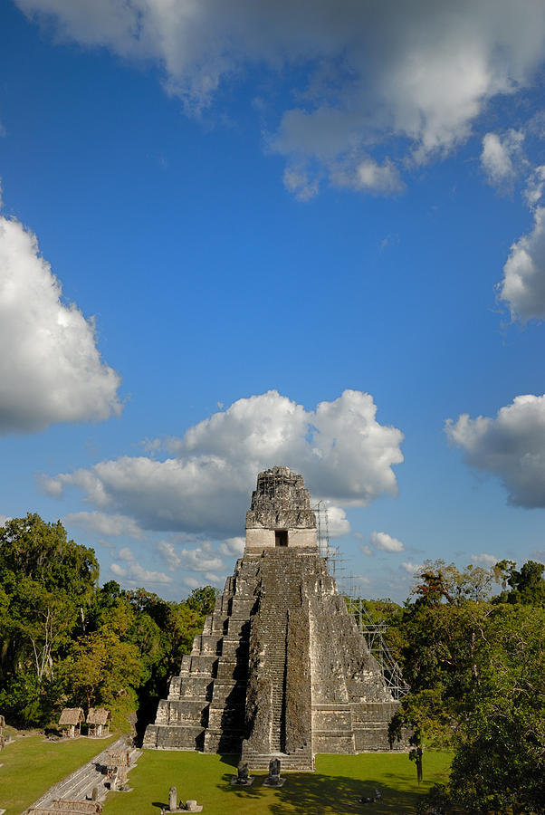 Pyramid of the Great Jaguar Photograph by Byron Ortiz