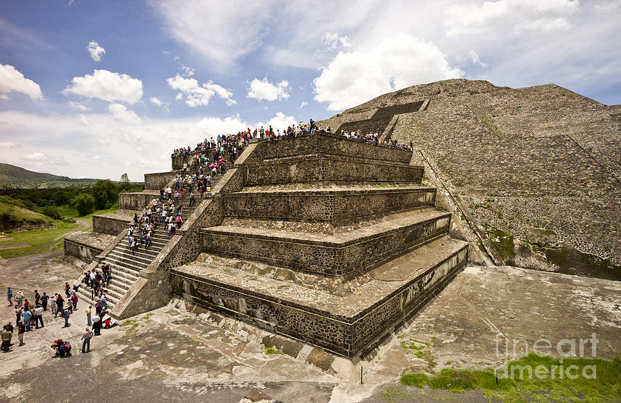 Pyramid Of The Moon, Mexico Photograph by Rafael Macia
