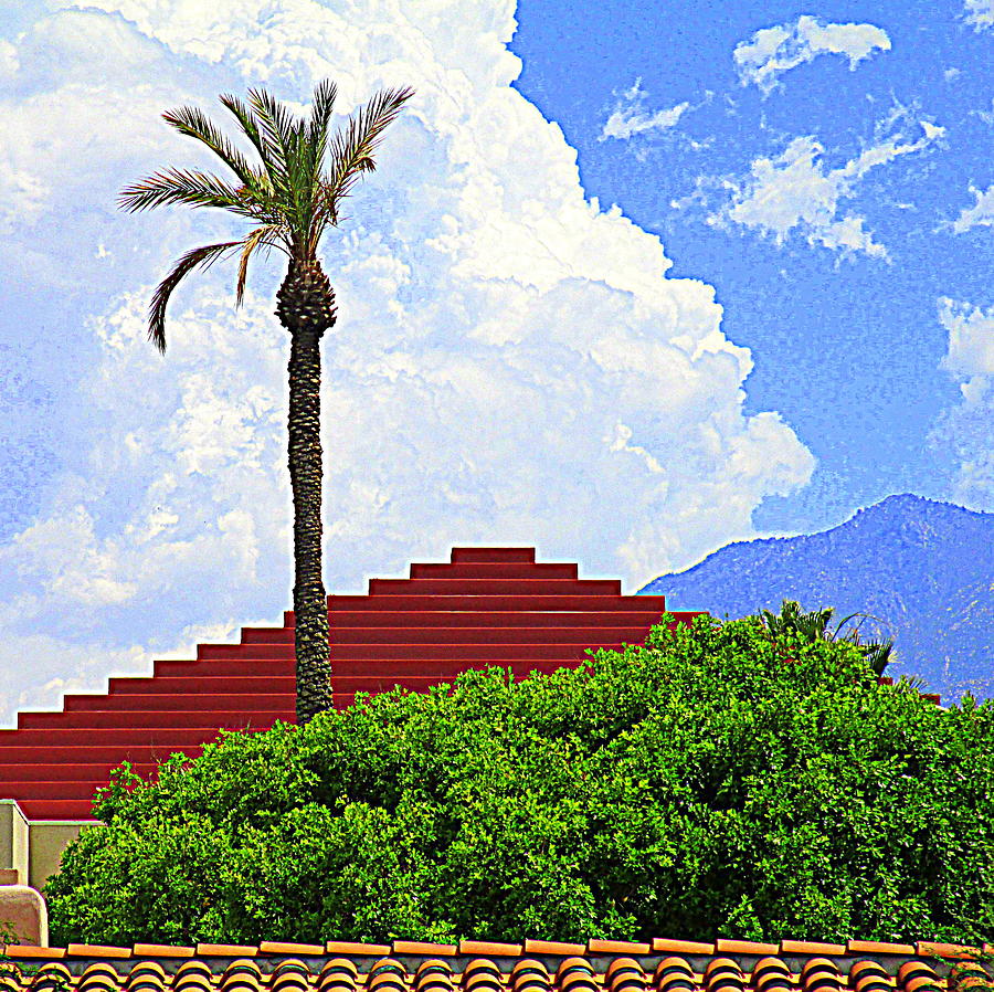 Pyramid Palm Springs Photograph by Randall Weidner