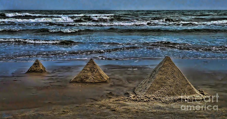 Beach Photograph - Pyramids by Jeff Breiman