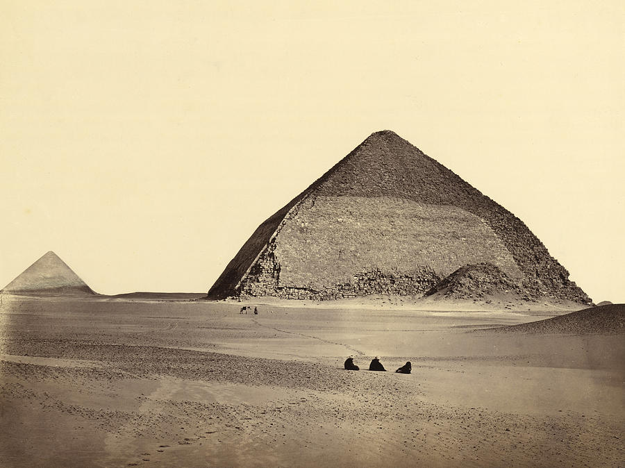 Pyramids Of Dahshur, Egypt, 1858 Photograph by Getty Research Institute