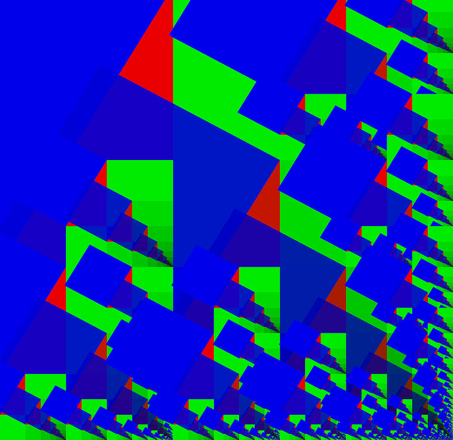 Pythagorean Fibonacci And Recursion Digital Art by John Hines