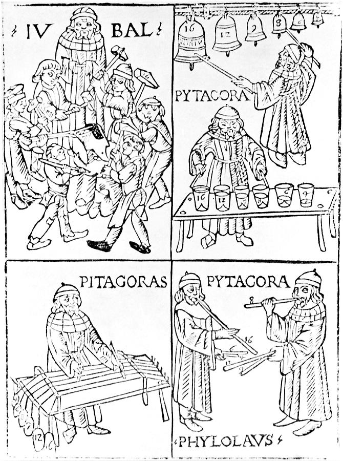 Pythogoras Woodcut Photograph by Science Photo Library