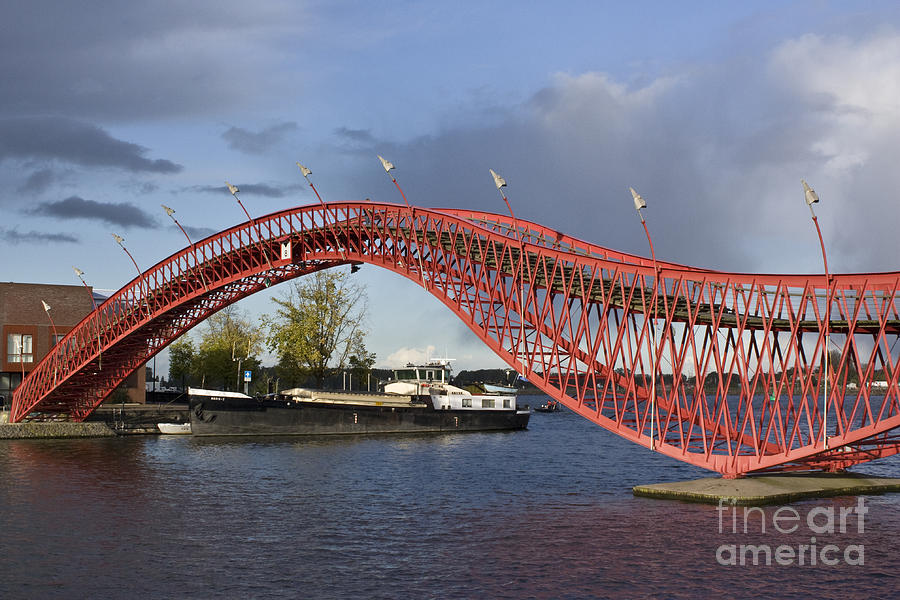 Architecture Photograph - Python Bridge by Sara  Meijer