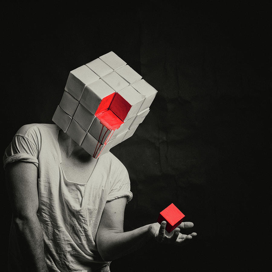 Cube Photograph - Q-bic by Dan-stefan Susa