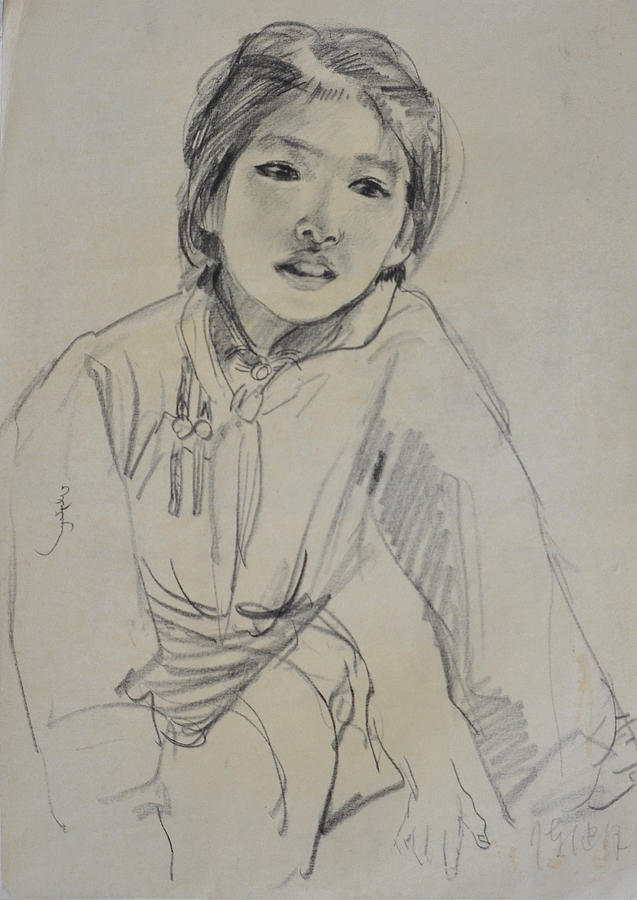 Qimuge Drawing by Ji-qun Chen