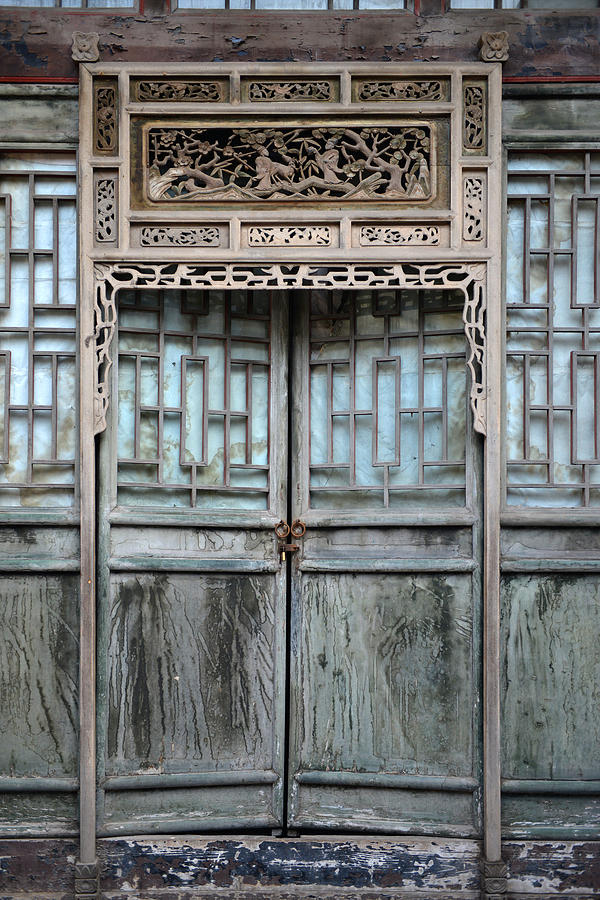Qing Dynasty House Door Photograph by Yue Wang