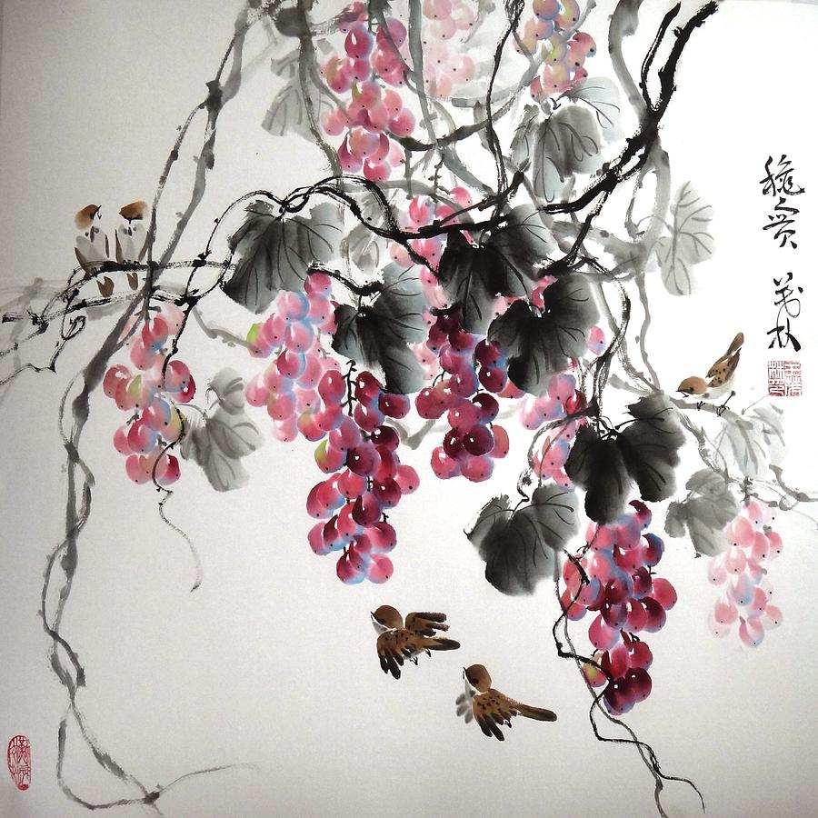 Qiushi Painting by Mao Lin Wang