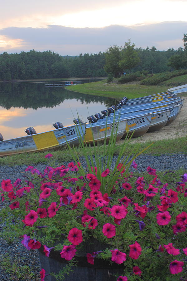 Quabbin Reservoir Fishing Boats Photograph by John Burk Fine Art America