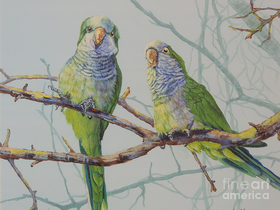 Nature Painting - Quaker Chat by Sandra Williams