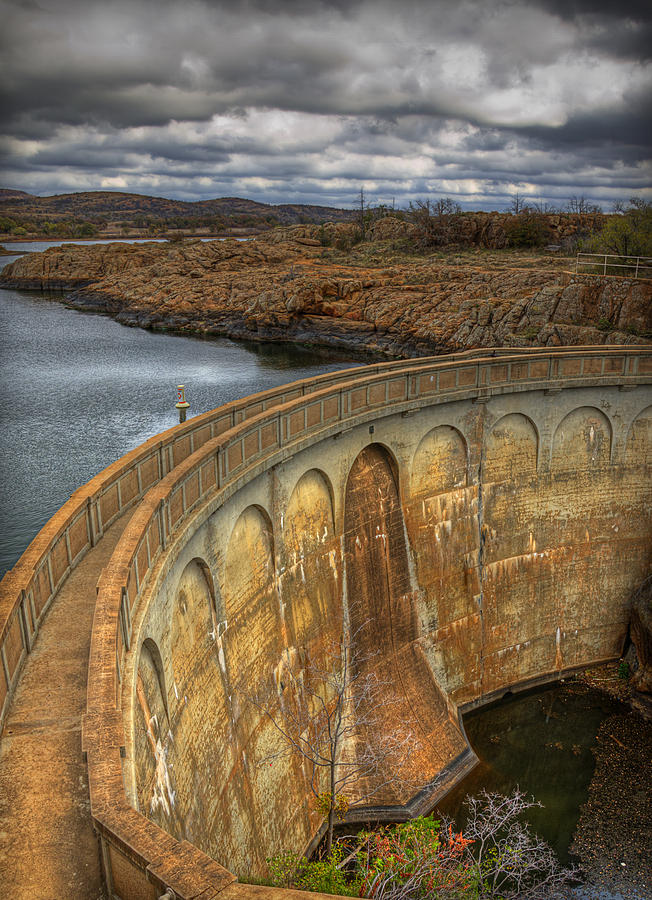 Quanah Parker Dam Photograph by Ricky Barnard