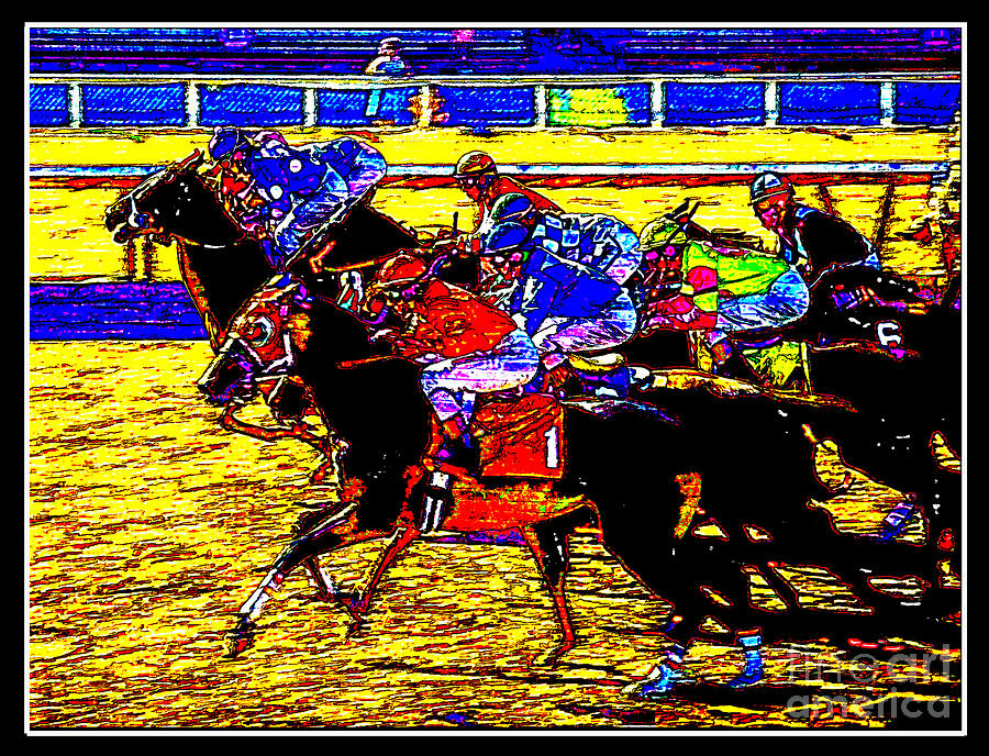 Quarter Horse Visions-Original Digital Art by Randy Jackson