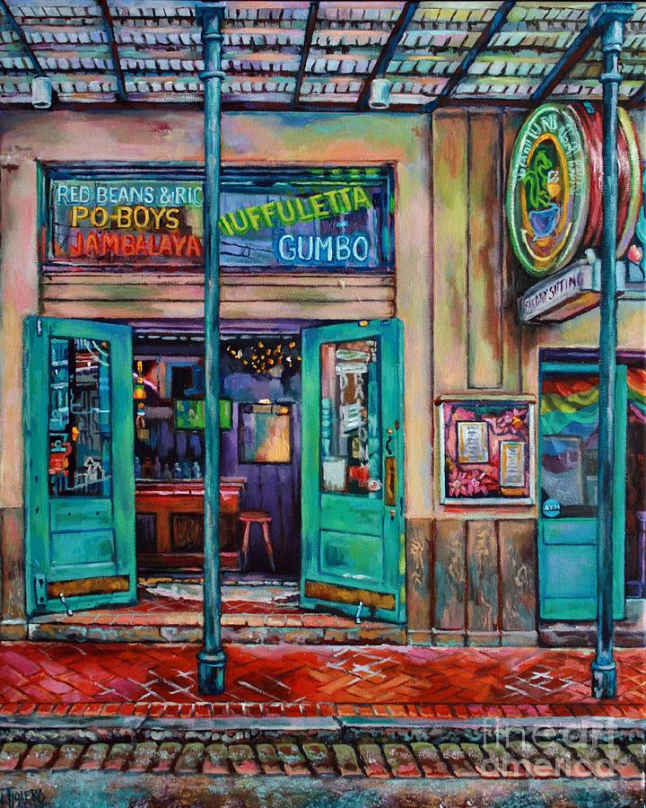 New Orleans Painting - Quarter of a View  by Lisa Tygier Diamond