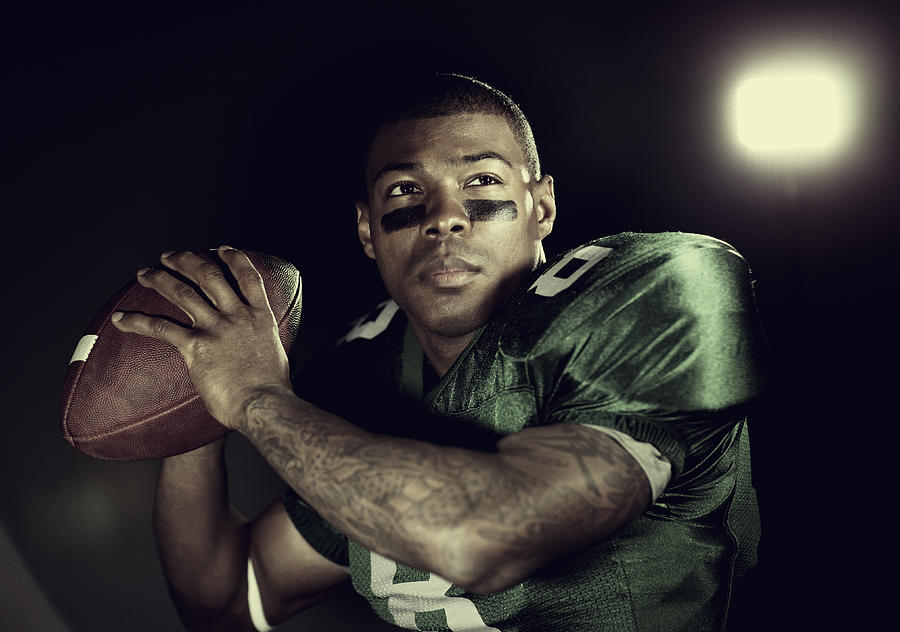 Quarterback Photograph by RichVintage