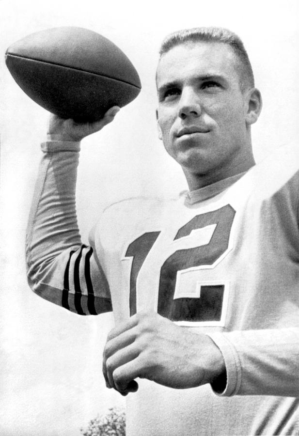 Quarterback Roger Staubach. Photograph by Underwood Archives - Fine Art  America