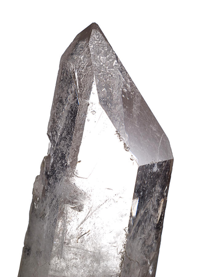 Quartz Crystal Photograph by Daniel Sambraus/science Photo Library