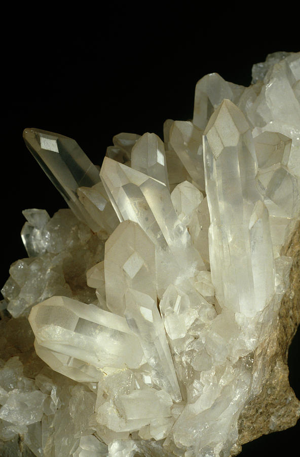 Geology Photograph - Quartz Crystal Mineral by Sinclair Stammers/science Photo Library
