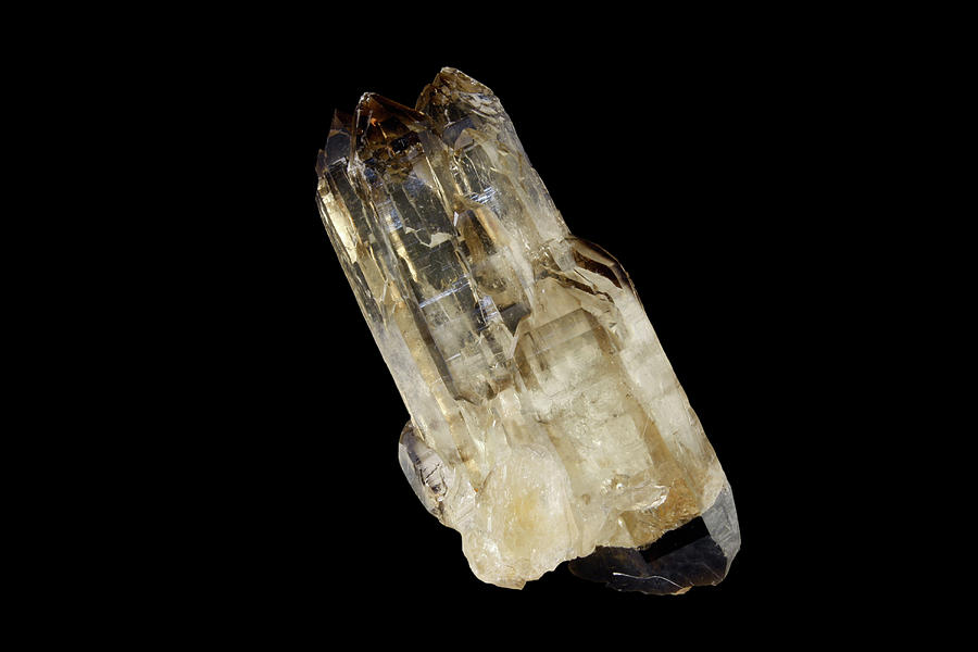 Quartz Crystal Photograph by Science Stock Photography