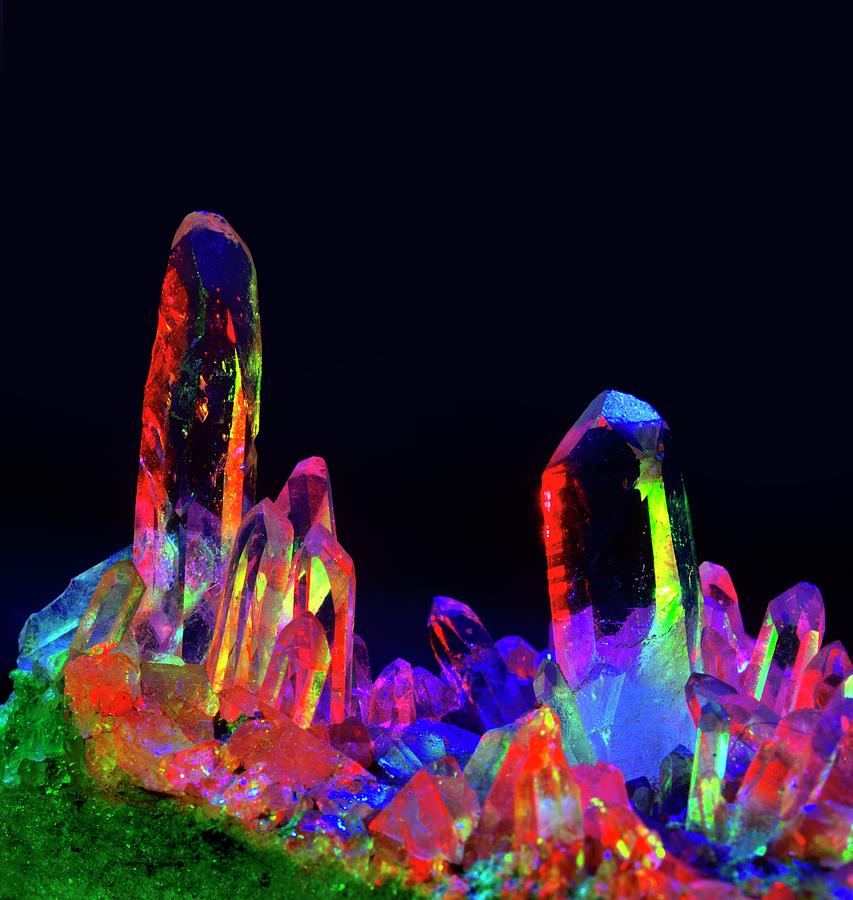 Quartz Crystals Photograph by Martin Bond/science Photo Library