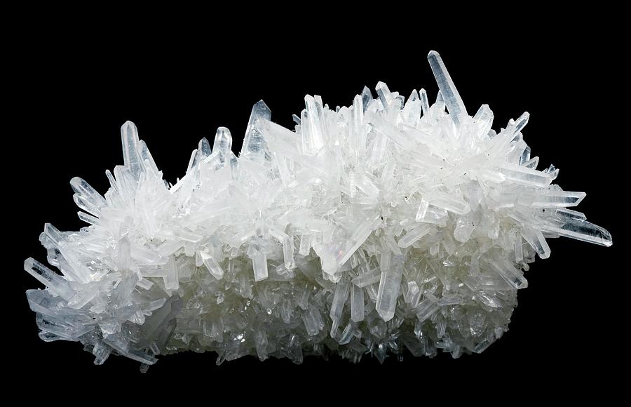 Quartz Crystals Photograph by Pascal Goetgheluck/science Photo Library