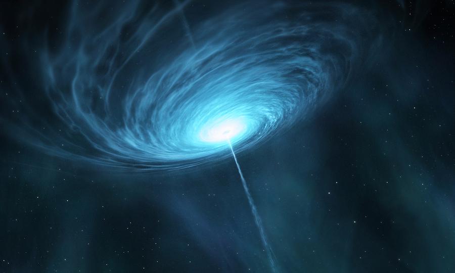 Quasar 3c 279 Photograph by M. Kornmesser/european Southern Observatory