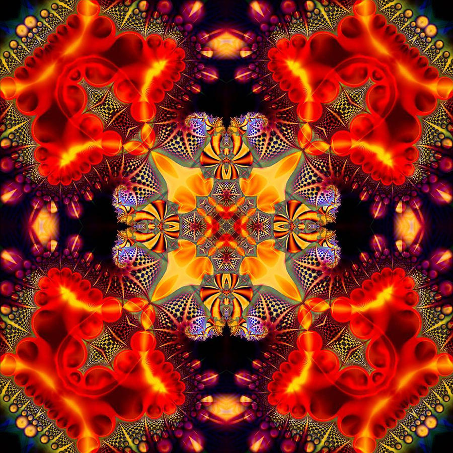 Quasar Kaleidoscope No 3 Digital Art by Charmaine Zoe