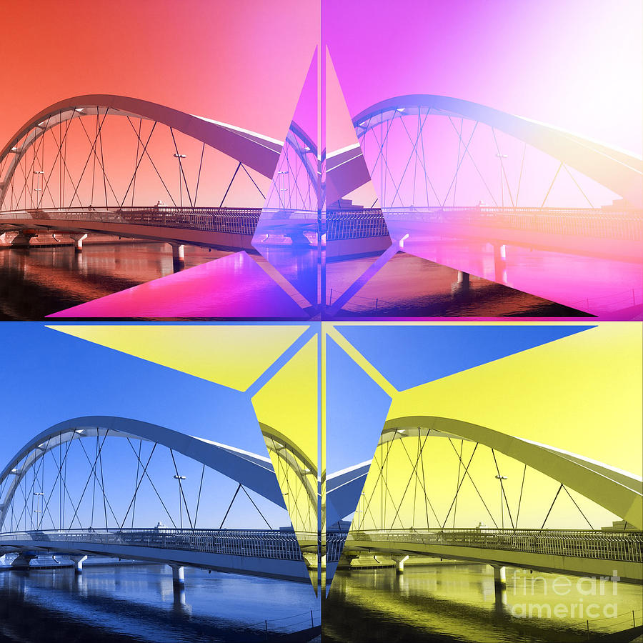 Quatro Star Bridge 1 Digital Art by Beverly Claire Kaiya