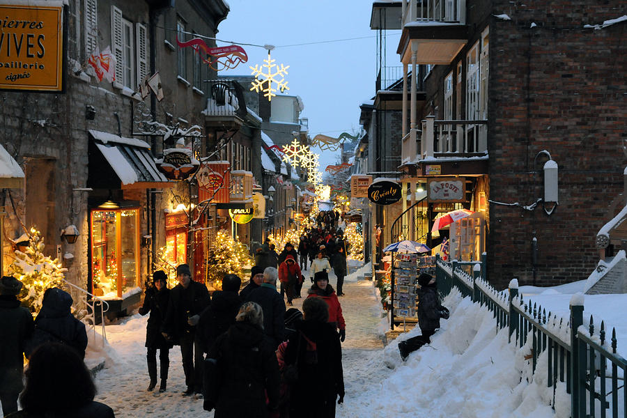 Quebec Christmastime Photograph by Peter Tyson - Fine Art America