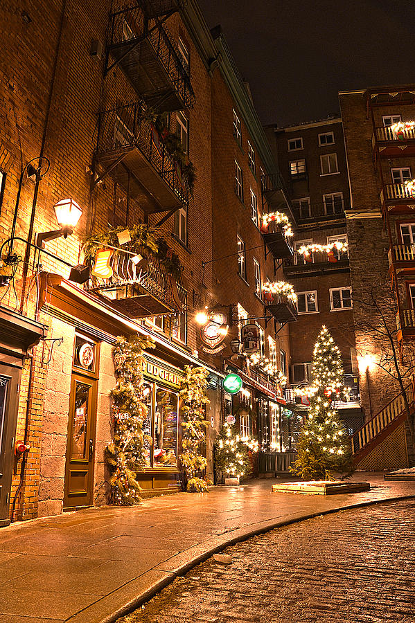 Quebec City by Night - 5 Photograph by Daniel Matei - Fine Art America