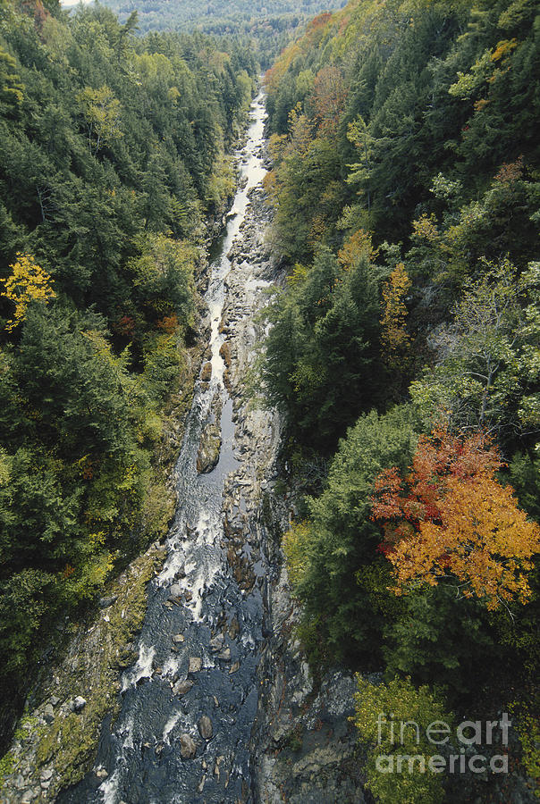 Quechee Gorge, Vermont Photograph by Gregory G. Dimijian, M.D.